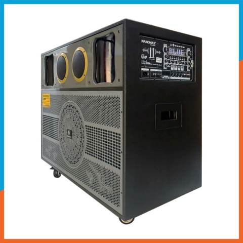 Loa Kéo Nanomax Pro-218A công suất 3050W Bass Đôi 50cm