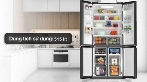 Tủ lạnh Toshiba Inverter 515 lít Multi Door GR-RF675WI-PMV(06)-MG