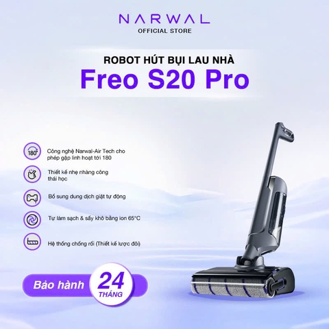 Máy hút bụi lau sàn thông minh Narwal S20 Pro