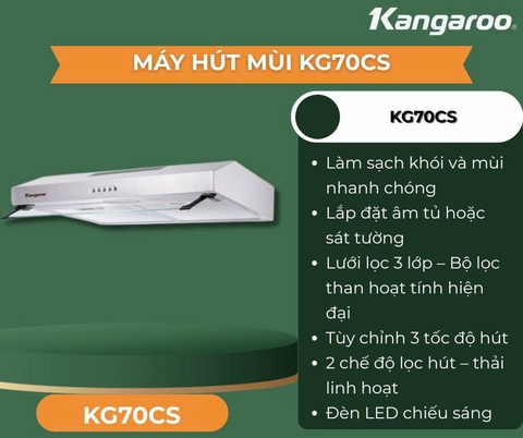 Máy hút mùi Kangaroo KG70CS