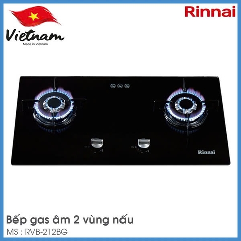 Bếp gas âm Rinnai RVB-212BG / BL