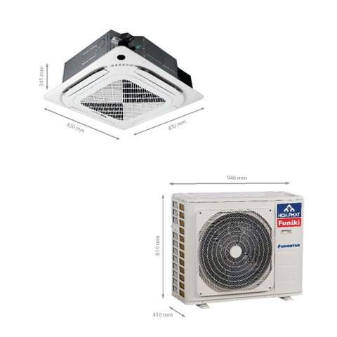 Điều hòa âm trần Funiki 48000BTU inverter CIC50MMC (3pha)