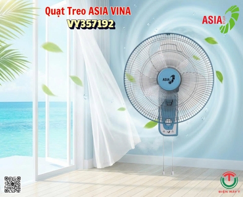 Quạt treo tường ASIAVINA VY357192 Xanh Thiên Thanh