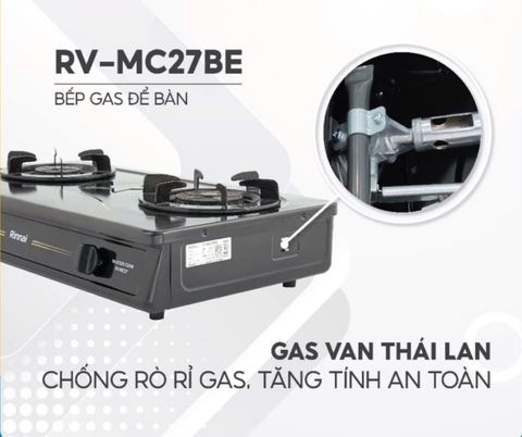 Bếp ga Rinnai RV-MC27BE