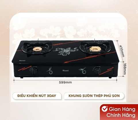 Bếp gas dương đôi Rinnai RV-3615GL(FM) - Hàng chính hãng