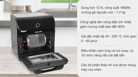Nồi chiên không dầu Kalite KL-Q12