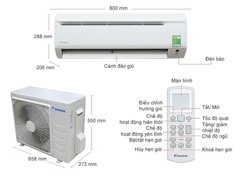 MÁY LẠNH DAIKIN 1 HP FTV25BXV1V9/RV25BXV1V9