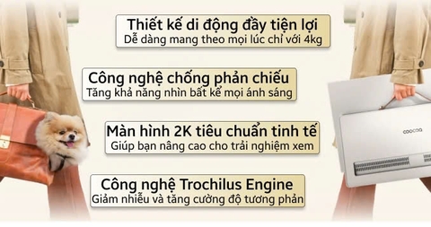 Google TV Di Động FULL HD Coocaa 24 Inch Wifi - Model 24LP6000G