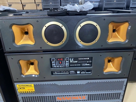 Loa Bình 4 tấc đôi Nanomax Pro-215i Công suất lớn 2200w
