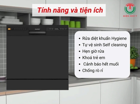 Máy rửa chén thông minh COMFEE EZ Go Series CDW-8F60RB