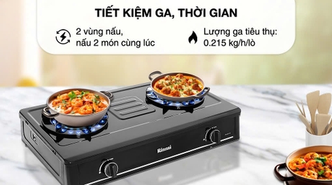 Bếp gas đôi Rinnai RV-B271SB(EB)