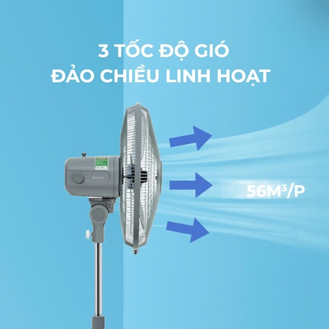 Quạt đứng Tefal VH441790 - Xám