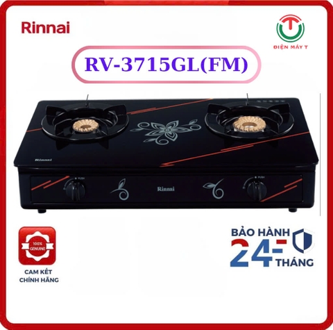 Bếp gas đôi Rinnai RV-3715GL(BC)/(FB)/(FM) - Hàng chính hãng