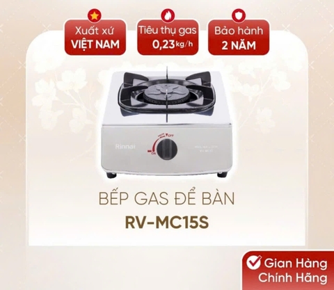 Bếp gas dương Rinnai RV-MC15S