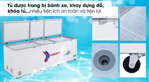 Tủ đông Sanaky 900 lít VH-1199HY