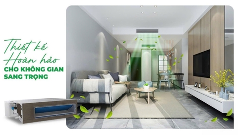 Giấu trần nối ống gió HIKAWA Inverter 1 chiều HI-DC25AT/HO-DC25AT (24.000 BTU )