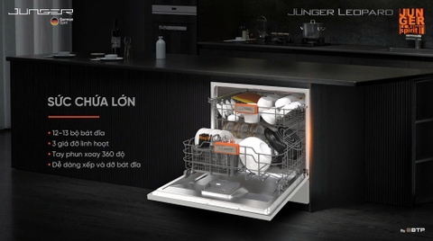 Máy rửa chén độc lập Junger Leopard DWJ-100