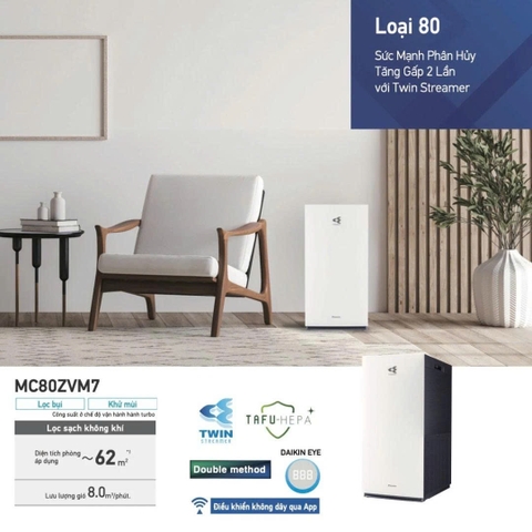 Máy lọc không khí Daikin MC80ZVM7