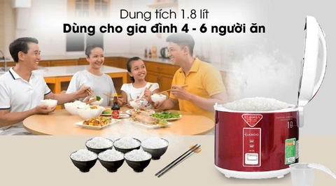 Nồi Cơm Điện Cuckoo  1.8 lít CR-1081 - Hàng Chính hãng