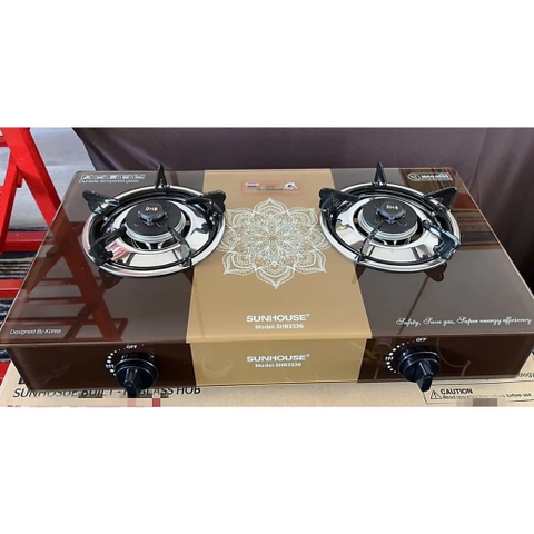 BẾP GAS DƯƠNG KÍNH SUNHOUSE SHB3336