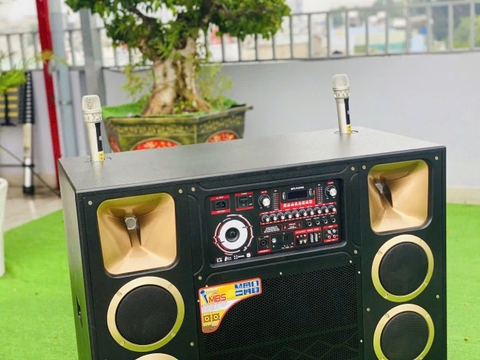 Loa Kéo Karaoke Cao Cấp MTMAX BK56PRO - 2 Bass Đôi 40