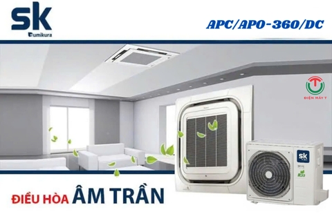 Điều hòa âm trần inverter Sumikura 1 chiều 36.000BTU APC/APO-360/DC