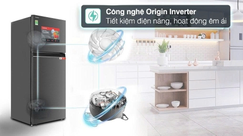 Tủ lạnh Toshiba Inverter 411 lít GR-RT559WE-PMV(58)-MM