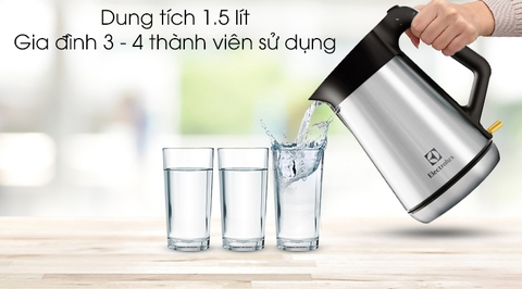 Bình siêu tốc Electrolux 1.5 lít EEK5604S