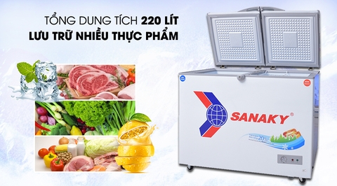 Tủ đông Sanaky 220 lít VH-2899W1