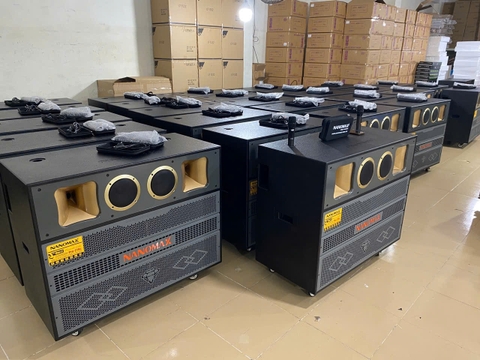 Loa Kéo Nanomax Pro-218C Bass Đôi 50cm 3000w