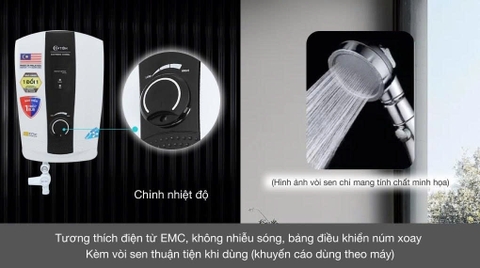 Máy nước nóng trực tiếp Centon 8338ESP 3.5kW ( Có bơm)