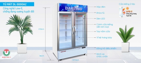 Tủ Mát Darling 830 Lít DL-9000 A2