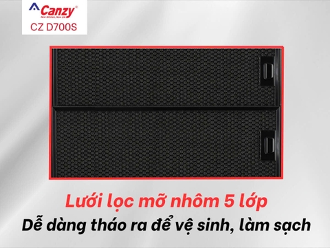 Hút Mùi Âm Tủ Canzy CZ-D700S