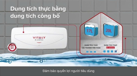 Máy nước nóng Ariston VITALY  20L