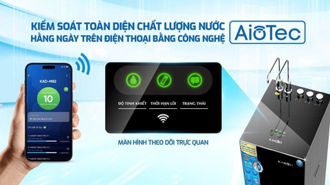 Máy lọc nước nóng lạnh Karofi KAD-M82 - 12 lõi lọc