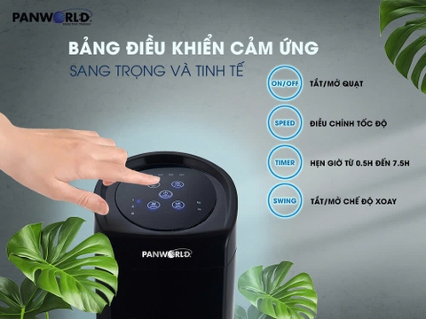 Quạt Tháp Panworld Eco Chill PW-2224 (W-B)