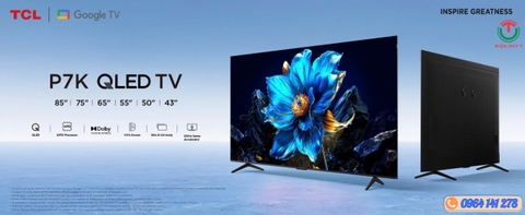Google Tivi QLED TCL 4K 43 inch 43P7K