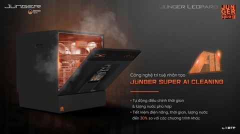 Máy rửa chén Junger 12 - 13 bộ Leopard DWJ-136-VG