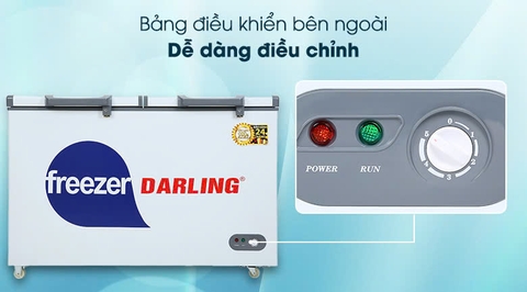 Tủ Đông/ Mát 2 Ngăn Darling 370 lít DMF-3999 W2