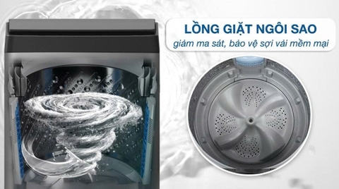 Máy giặt lồng đứng Hisense 9 kg WT90F30