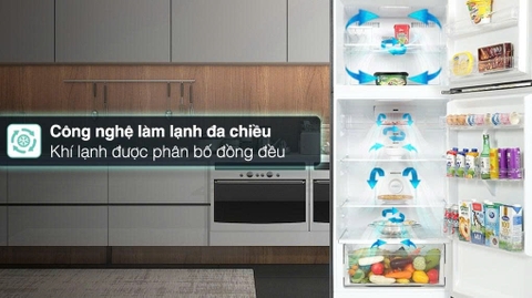 Tủ lạnh Toshiba Inverter 411 lít GR-RT559WE-PMV(58)-MM