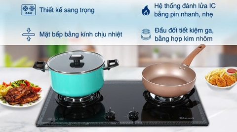 Bếp gas Rinnai RVB-2BG(B)/(D)/(F)/(L) N