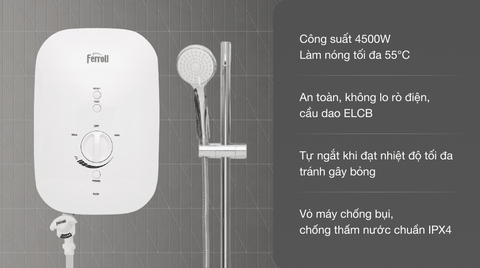 Máy nước nóng Ferroli Divo SSN 4.5S