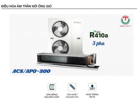 Điều hòa âm trần nối ống gió Sumikura ACS/APO-500 _ 3 Pha