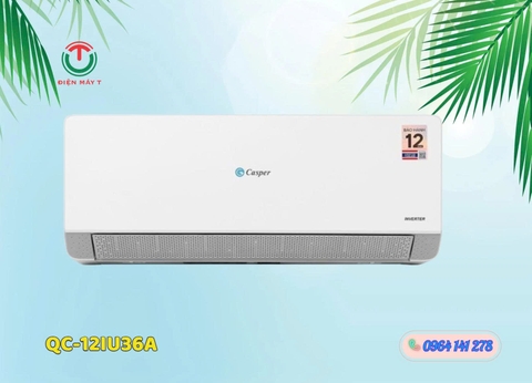 Máy Lạnh Casper Inverter 1.5 Hp QC-12IU36A  [ 2025 ]