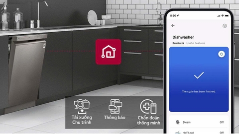 Máy rửa chén độc lập LG LDT14BLA4