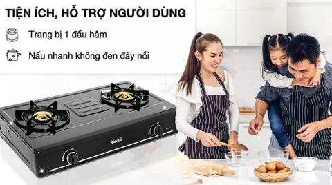 Bếp gas đôi Rinnai RV-B271SB(EB)