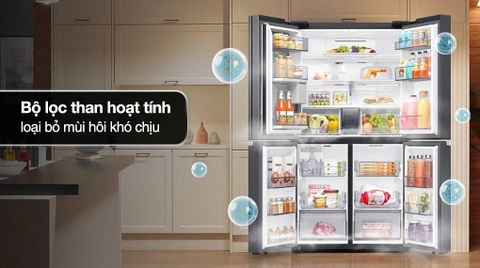 Tủ lạnh Samsung Inverter 648 lít Multi Door RF59C766FB1/SV