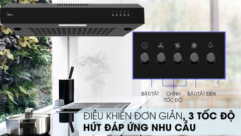 Máy hút mùi Midea 60F17 - Hàng chính hãng