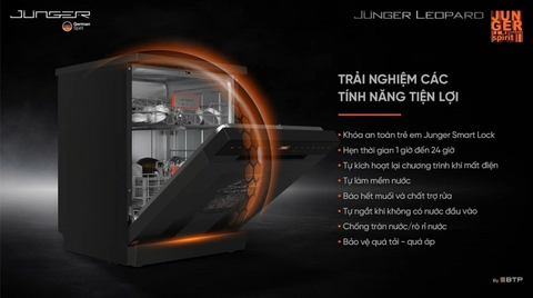 Máy rửa bát 15 bộ Junger Leopard DWJ-183-VG
